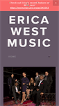Mobile Screenshot of ericawestmusic.com