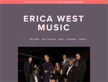 Tablet Screenshot of ericawestmusic.com